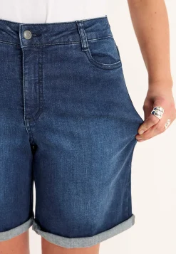 Forårsbukser|Jeansshorts-Cellbes of Sweden Denimshorts med komfortabelt stræk Mellemblå / Denim