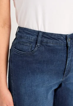 Forårsbukser|Jeansshorts-Cellbes of Sweden Denimshorts med komfortabelt stræk Mellemblå / Denim