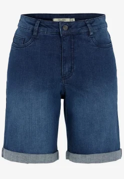 Forårsbukser|Jeansshorts-Cellbes of Sweden Denimshorts med komfortabelt stræk Mellemblå / Denim
