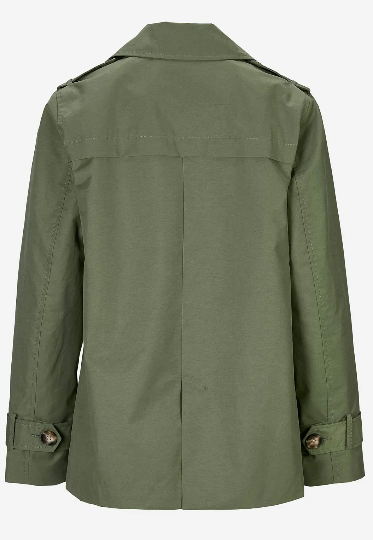Forårsjakker|Trenchcoats- Dobbeltbrystet, kort trenchcoat | Cellbes