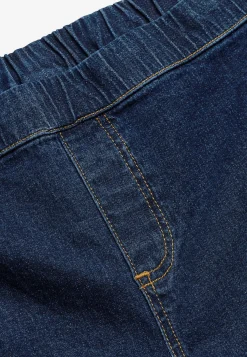 Høj Talje|Flere Længder-Cellbes of Sweden Elastisk jegging med bootcut Mørkeblå Denim