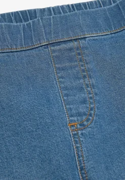 Høj Talje|Flere Længder-Cellbes of Sweden Elastisk jegging med bootcut Mellemblå Denim