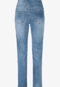 Høj Talje|Flere Længder-Cellbes of Sweden Elastisk jegging med høj elastisk talje Elin Lyseblå denim