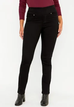 Høj Talje|Flere Længder-Cellbes of Sweden Elastisk jegging med høj elastisk talje Elin Sort / Denim