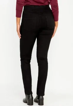 Høj Talje|Flere Længder-Cellbes of Sweden Elastisk jegging med høj elastisk talje Elin Sort / Denim