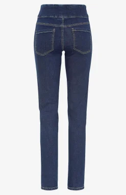 Høj Talje|Flere Længder-Cellbes of Sweden Elastisk jegging med høj elastisk talje Elin Mørkeblå / Denim