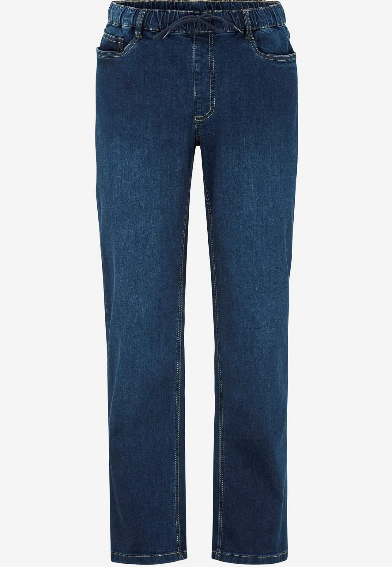 Regular Fit|Joggerjeans-Cellbes of Sweden Elastisk joggingjeans Mellemblå Denim