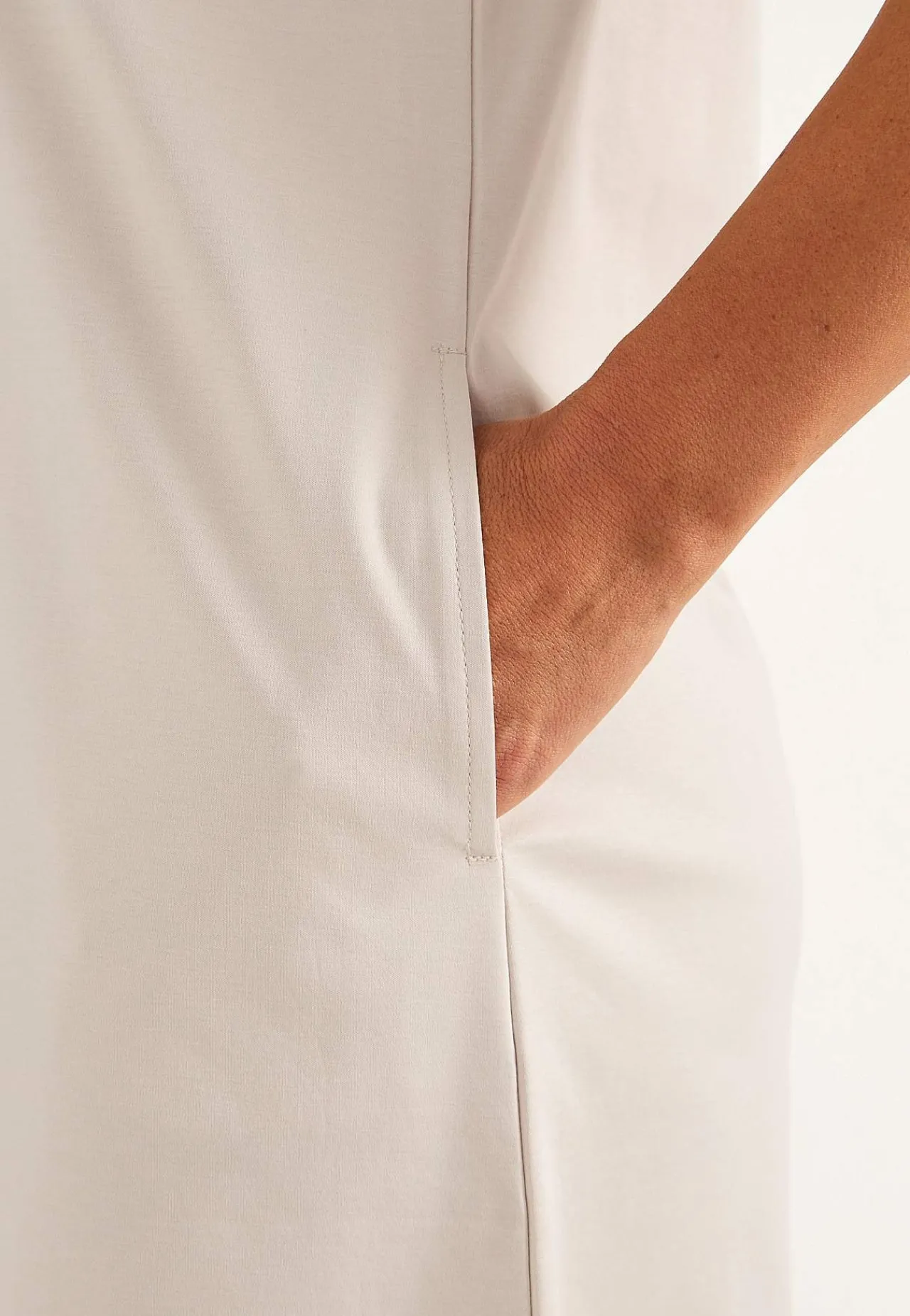 Maxikjoler|Premium-Cellbes of Sweden Elastisk Premium jerseykjole Lys beige