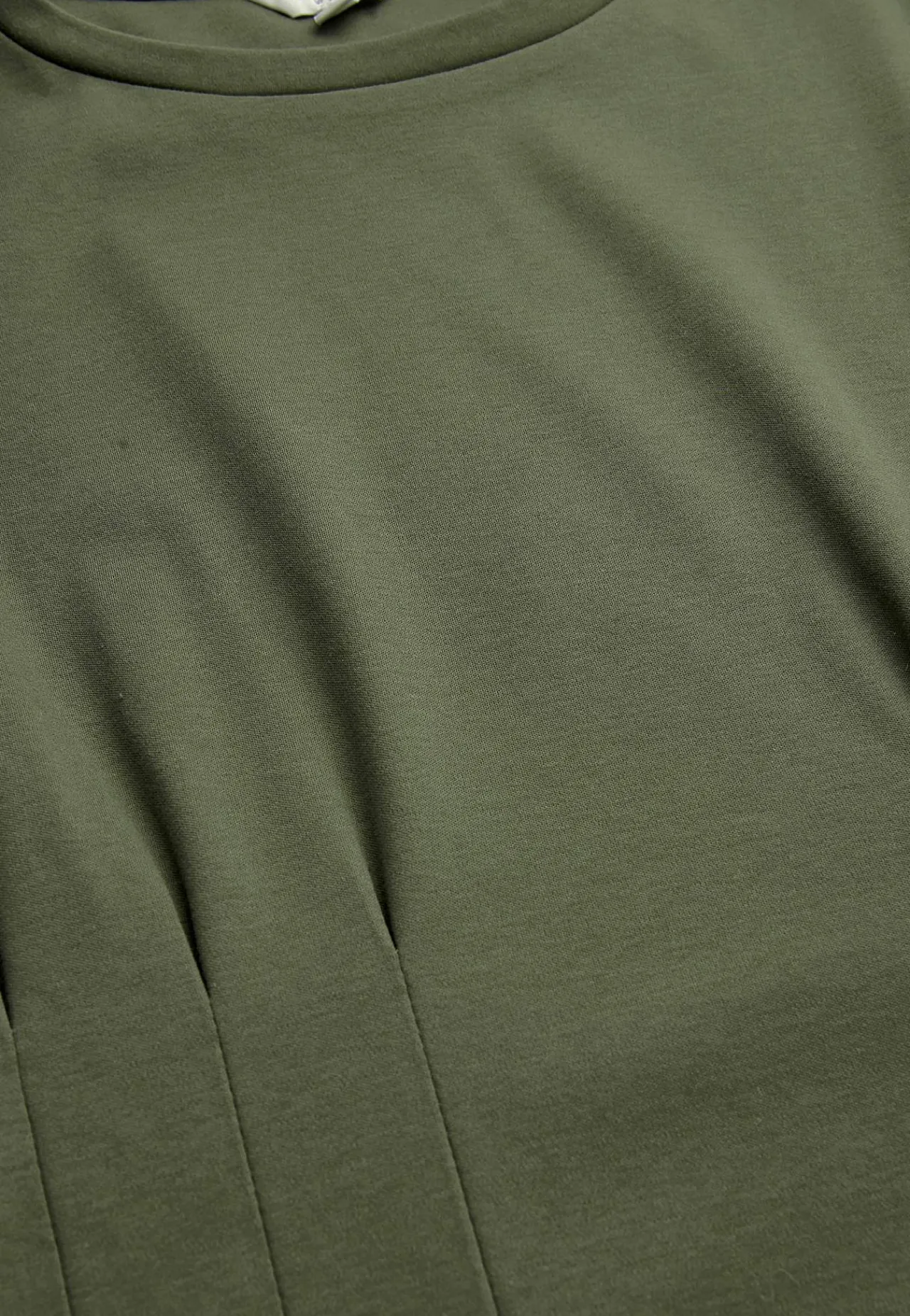 Festkjoler|Festkjoler-Cellbes of Sweden Elastisk Premium jerseykjole Olivengrøn