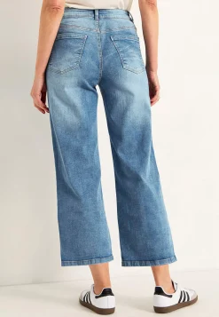 Forårsbukser|Ankelbukser-Cellbes of Sweden Elastiske ankeljeans Lyseblå / Denim