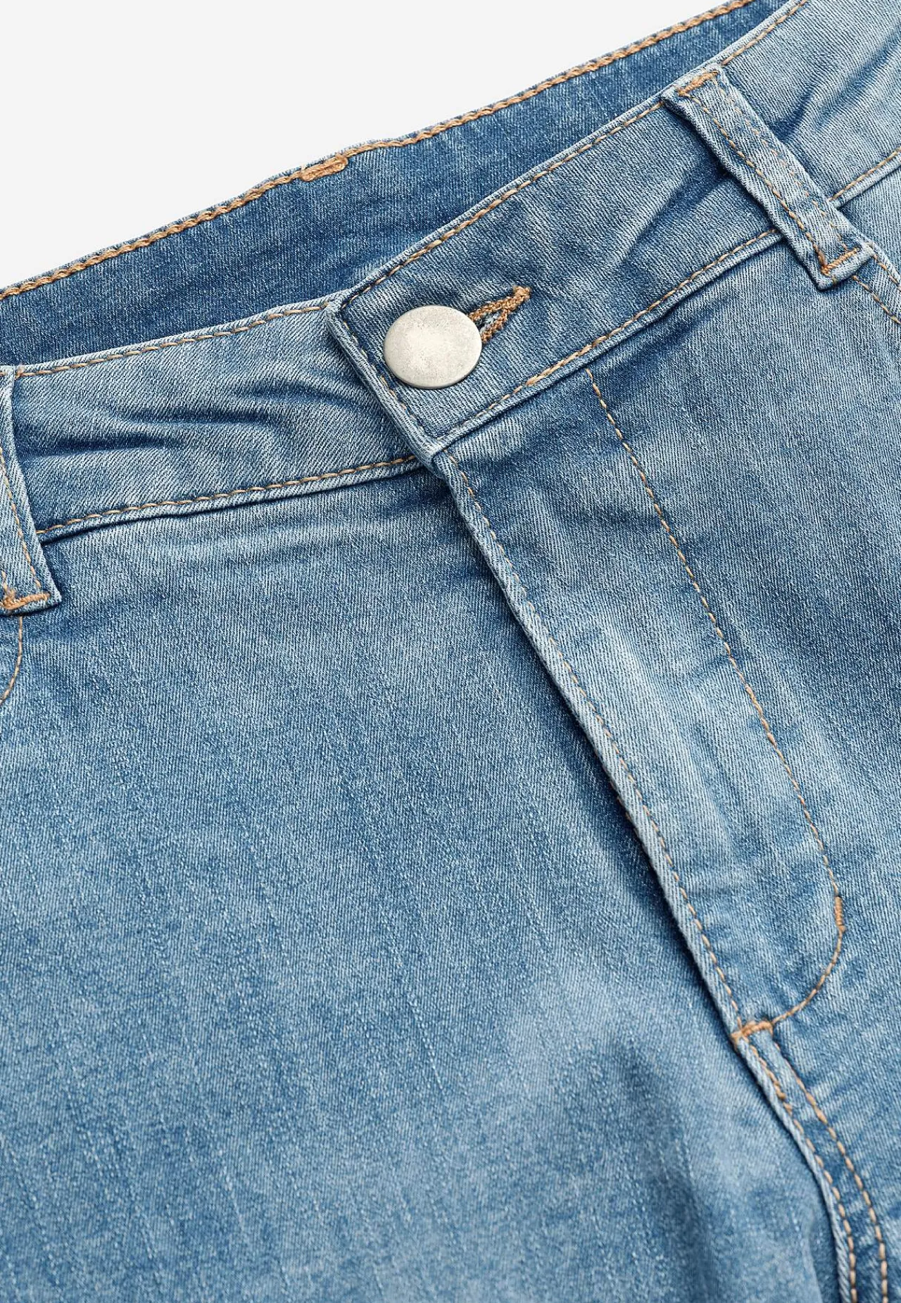 Forårsbukser|Ankelbukser-Cellbes of Sweden Elastiske ankeljeans Lyseblå / Denim