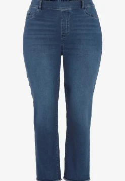 Høj Talje|Ankeljeans-Wasabiconcept Elastiske ankeljeans med høj elastisk talje | Cellbes