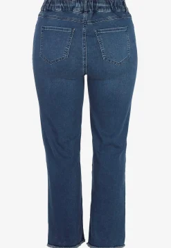 Høj Talje|Ankeljeans-Wasabiconcept Elastiske ankeljeans med høj elastisk talje | Cellbes