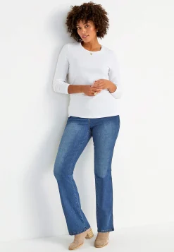 Høj Talje|Flere Længder-Cellbes of Sweden Elastiske jeggings Mørkeblå