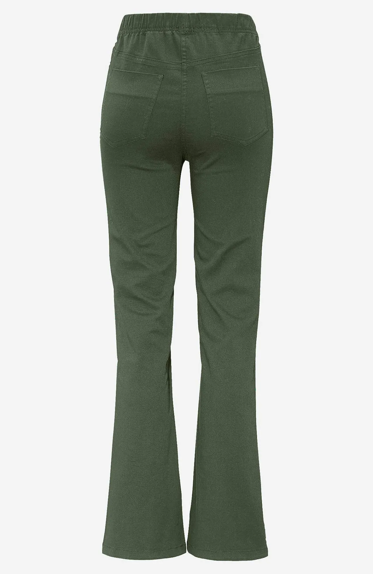 Høj Talje|Flere Længder-Cellbes of Sweden Elastiske jeggings Kakigrøn