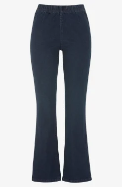 Høj Talje|Flere Længder- Elastiske jeggings Mørk denim / Ikke vasket