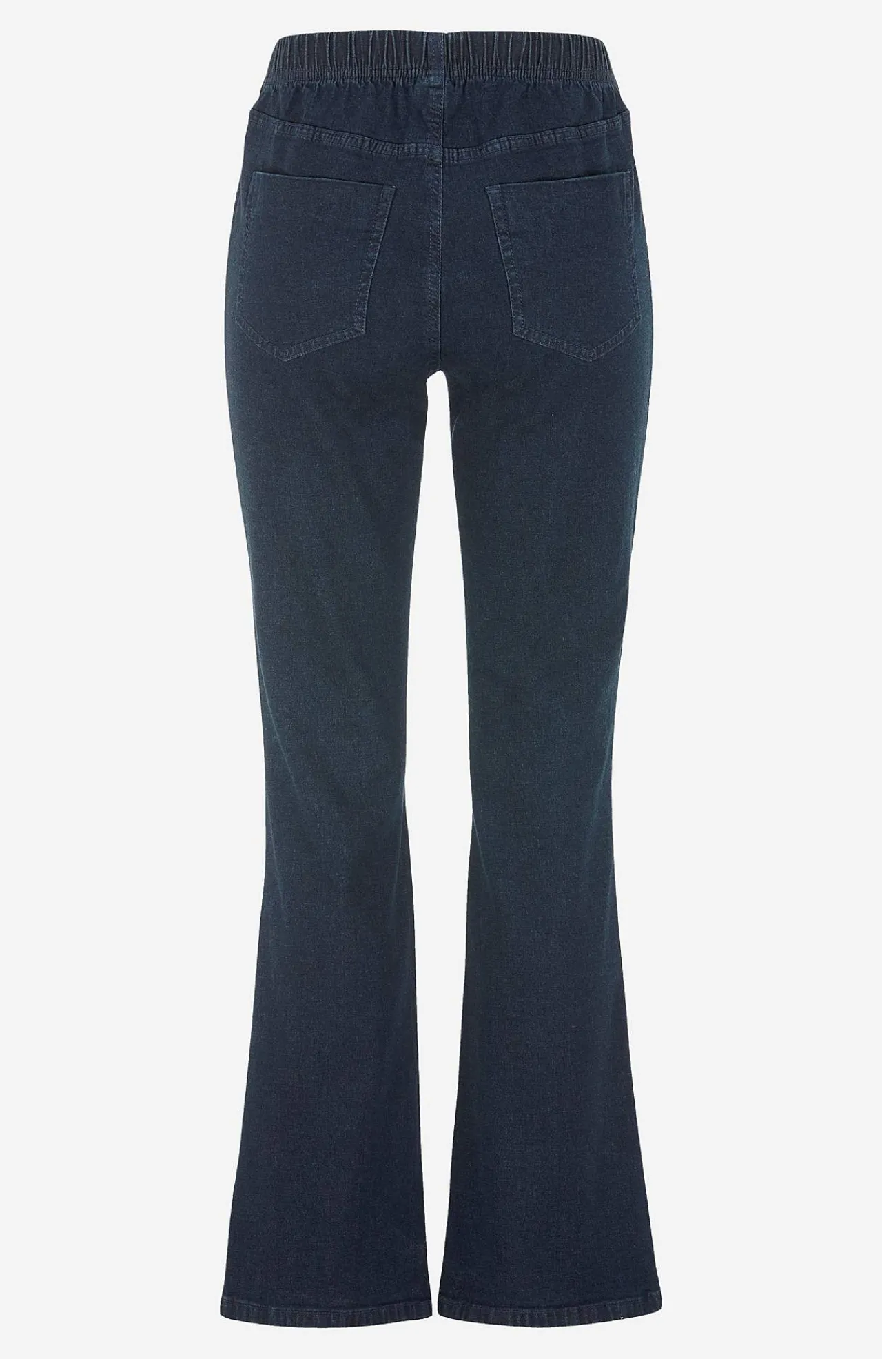 Høj Talje|Flere Længder- Elastiske jeggings Mørk denim / Ikke vasket