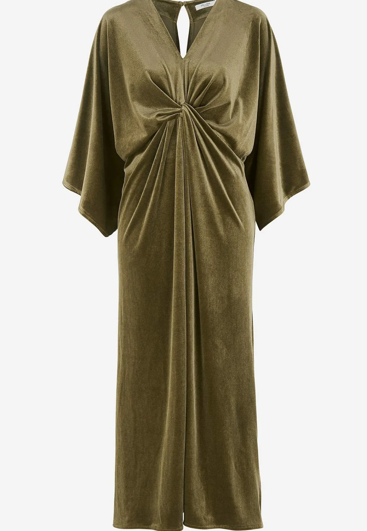 Festkjoler|Festkjoler-Johanna Toftby x Cellbes Elegant kaftankjole i velour | Cellbes