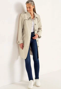 Forårsjakker|Trenchcoats-Cellbes of Sweden Enkeltradet trenchcoat Beige