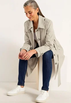 Forårsjakker|Trenchcoats-Cellbes of Sweden Enkeltradet trenchcoat Beige