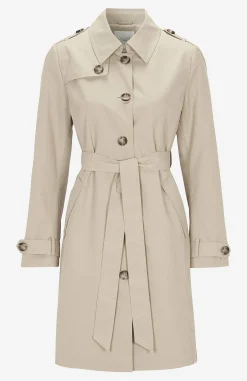 Forårsjakker|Trenchcoats-Cellbes of Sweden Enkeltradet trenchcoat Beige