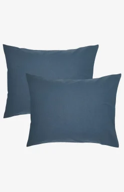 Pudebetræk|Flerpak- Ensfarvet pudebetræk 50x60 cm 50x60 cm 2-pack Marine