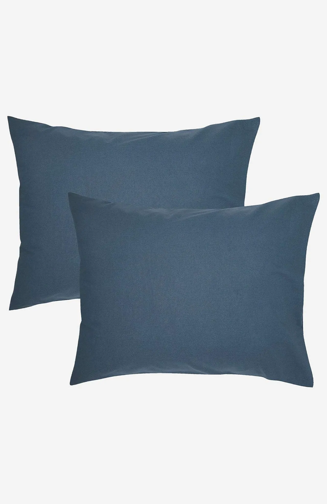 Pudebetræk|Flerpak- Ensfarvet pudebetræk 50x60 cm 50x60 cm 2-pack Marine