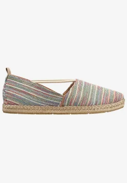 Flade Sko|Bred Læst-Tamaris Espadrillos med remme Flerfarvet
