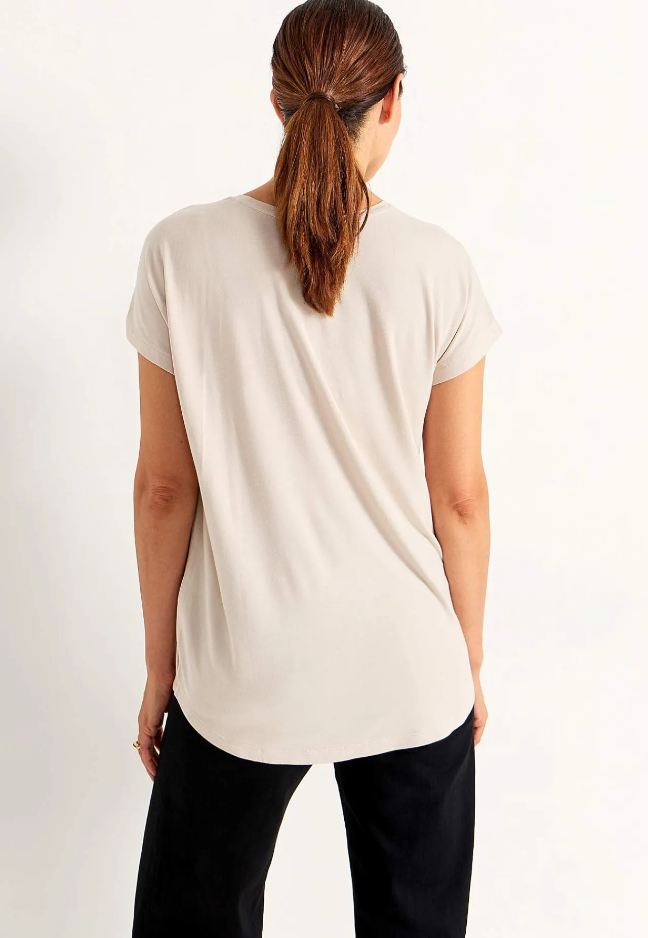 Toppe-Cellbes of Sweden Festtop med pailleter Lys beige