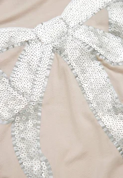 Toppe-Cellbes of Sweden Festtop med pailleter Lys beige