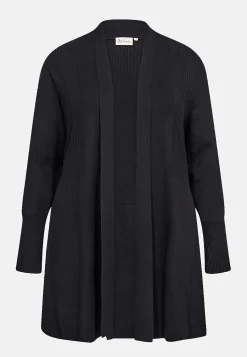 Cardiganer|Trøjer-Wasabiconcept Fintstrikket cardigan Sort
