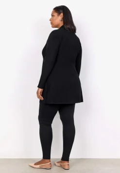 Cardiganer|Trøjer-Wasabiconcept Fintstrikket cardigan Sort