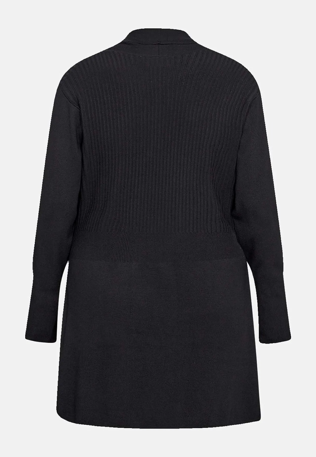 Cardiganer|Trøjer-Wasabiconcept Fintstrikket cardigan Sort