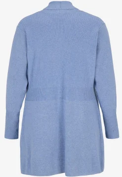 Cardiganer|Cardiganer-Wasabiconcept Fintstrikket cardigan Lyseblå