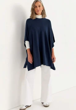 Trøjer|Striktrøjer-Cellbes of Sweden Fintstrikket poncho | Cellbes