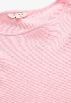 Trøjer|Striktrøjer-Cellbes of Sweden Fintstrikket trøje Lys rosa
