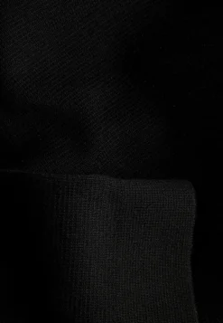 Striktrøjer-JACK & JONES Fintstrikket trøje i bomuld Sort