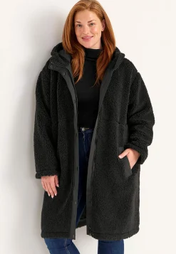 Forårsjakker|Fleecejakker-Cellbes of Sweden Fleecejakke med hætte Sort