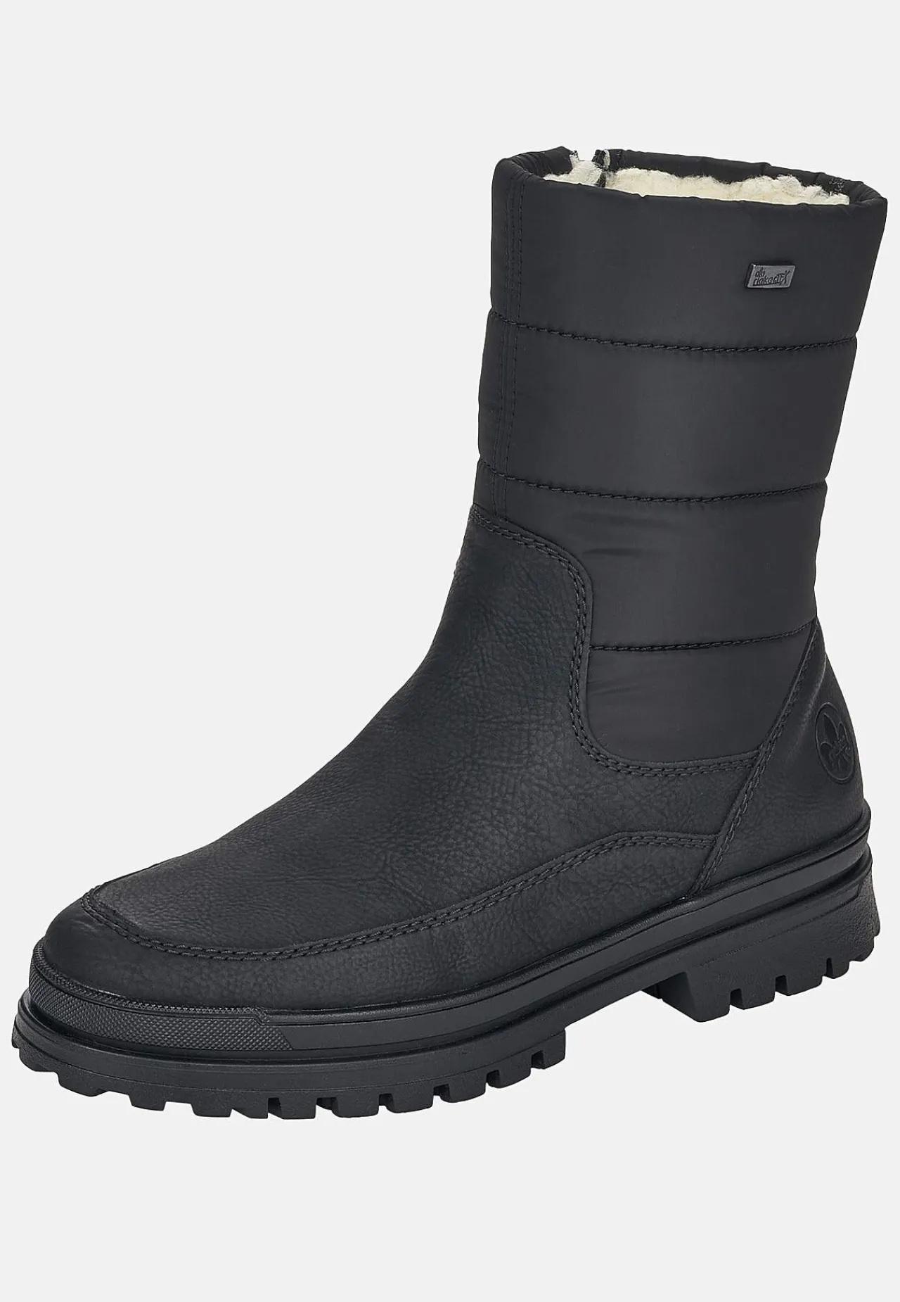 Boots|Vintersko- Foret ankelstøvle med udtrækkelige crampons Sort