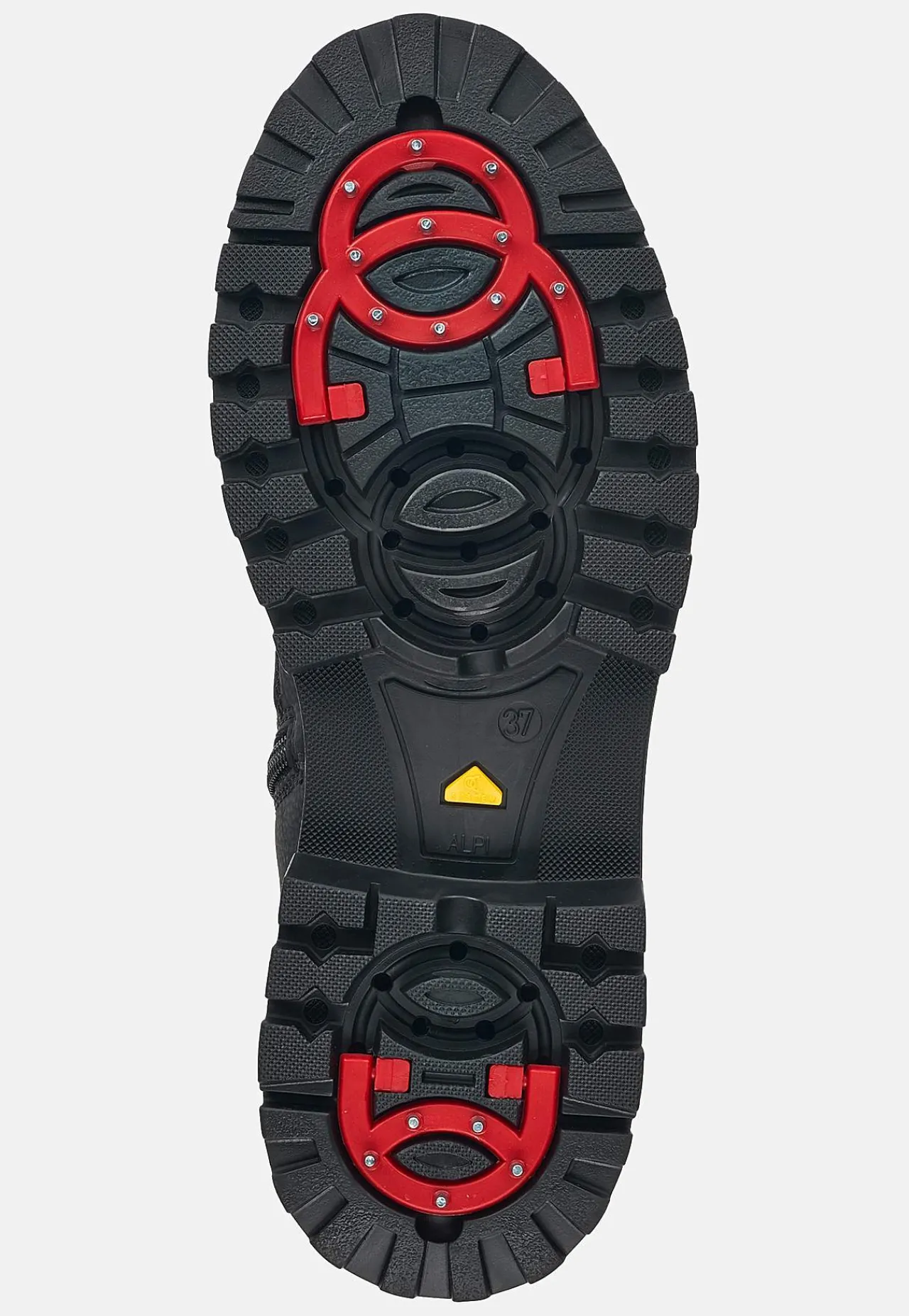 Boots|Vintersko- Foret ankelstøvle med udtrækkelige crampons Sort