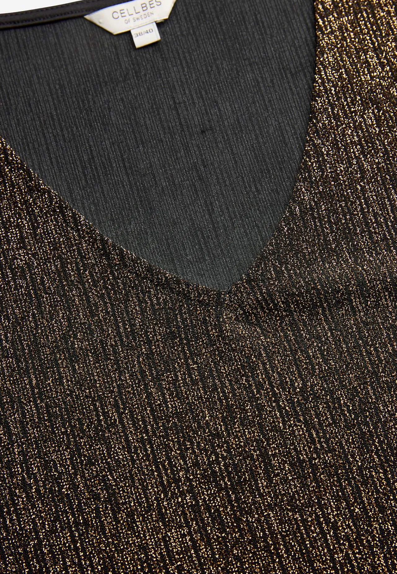 Festkjoler|Festkjoler-Cellbes of Sweden Glitrende festkjole Bronze