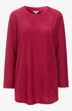 Trøjer|Striktrøjer-Cellbes of Sweden Glitrende, strikket trøje Cerise / Glitter