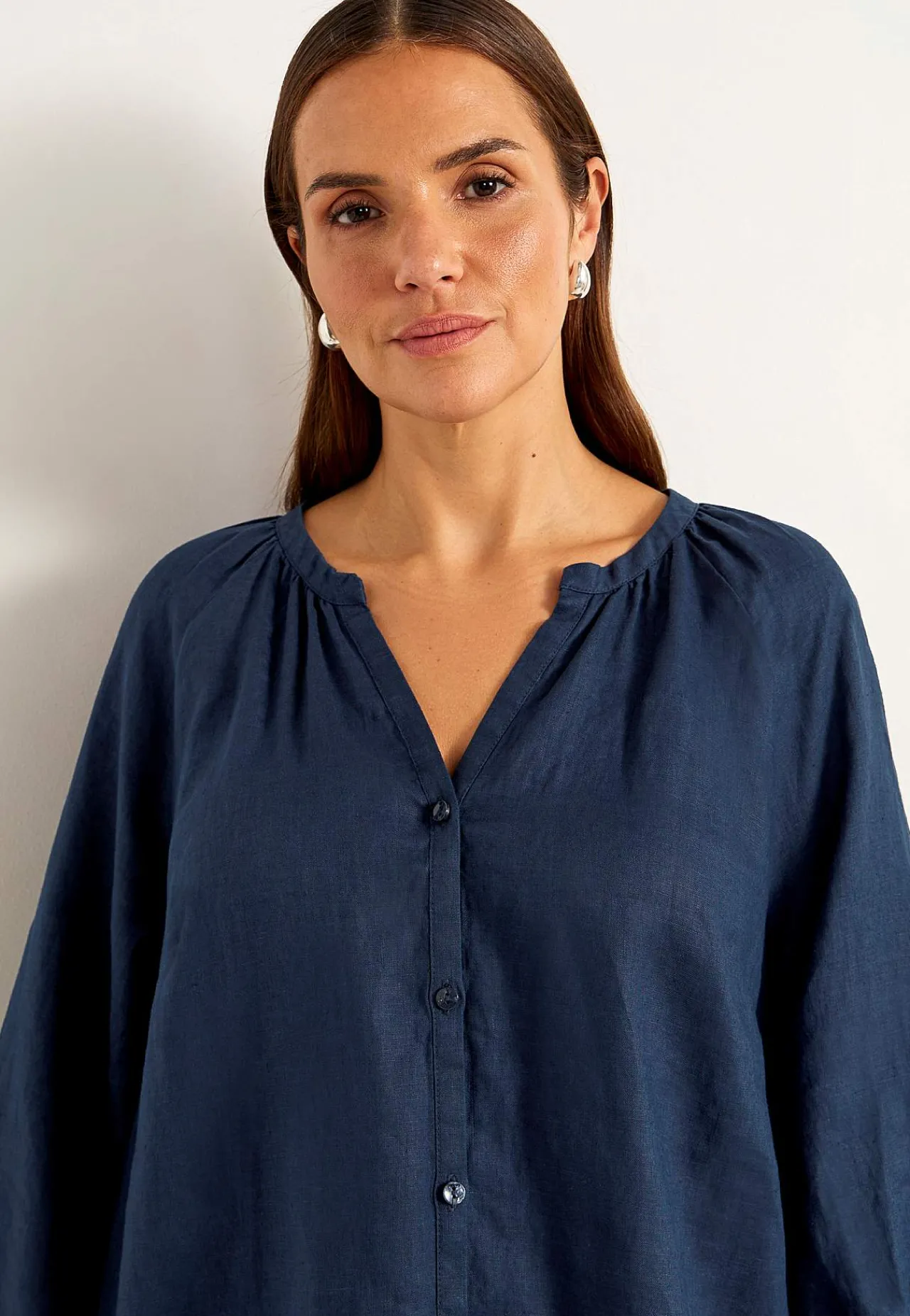 Premium|Premium-Cellbes of Sweden Hørbluse Premium Marine