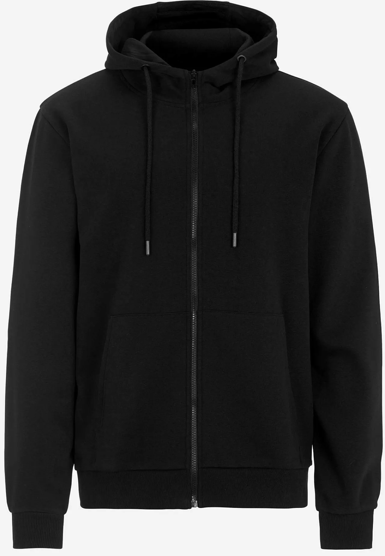Trøjer|Hoodies-Cellbes of Sweden Hættetrøje med lynlås Sort