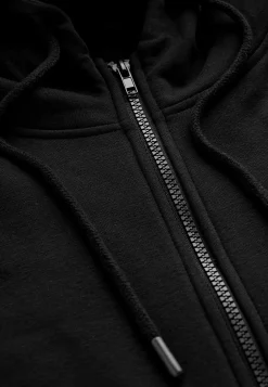 Trøjer|Hoodies-Cellbes of Sweden Hættetrøje med lynlås Sort