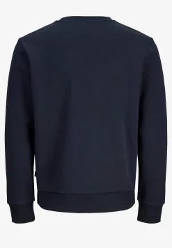 Trøjer-JACK & JONES Hættetrøje med tryk Marine