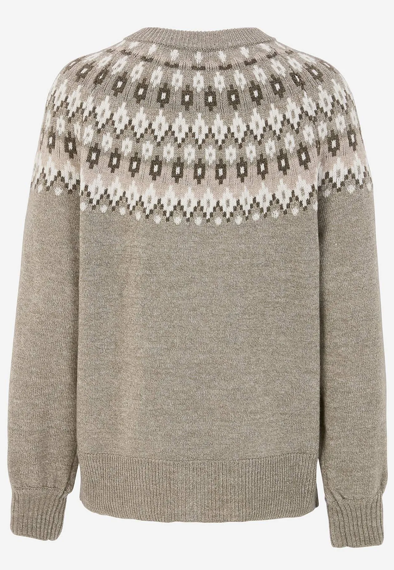 Cardiganer|Cardiganer-Cellbes of Sweden Jacquardmønstret cardigan Beige / Mønstret