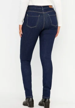 Høj Talje|Flere Længder-Cellbes of Sweden Jeans i denim med superstræk Ella Mørk denim / Ikke vasket