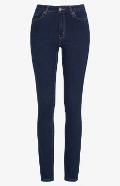Høj Talje|Flere Længder-Cellbes of Sweden Jeans i denim med superstræk Ella Mørk denim / Ikke vasket