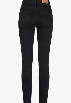 Høj Talje|Flere Længder- Jeans i denim med superstræk Ella Sort denim